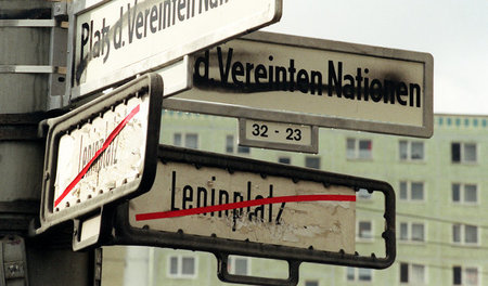 Einst Standort des Lenin-Denkmals: der heutige »Platz der Verein...
