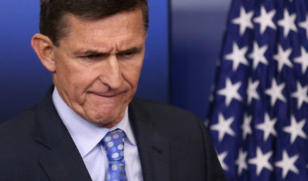 Unter Druck: Michael Flynn, der im Februar geschasste ehemalige ...