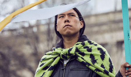 Protest gegen die »Dakota Access Pipeline« am Freitag in der US-...