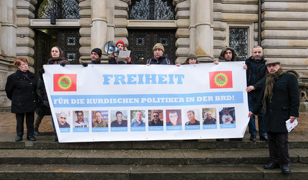 Demo für die Freilassung inhaftierter kurdischer Politiker am 17...