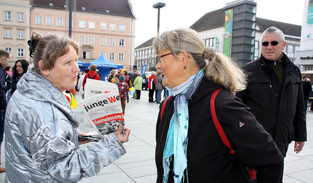 1. Mai 2016, bundesweite Verteilaktion der jungen Welt