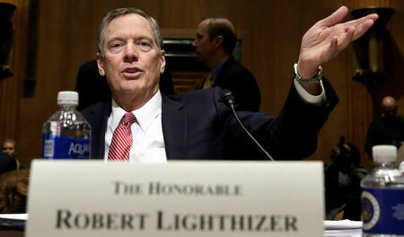 Faltet gern zusammen: Robert Lighthizer, designierter Handelsbea... Faltet gern zusammen: Robert Lighthizer, designierter Handelsbea...