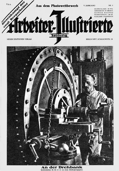 Arbeiter-Illustrierte Zeitung. Titelblatt der achten Ausgabe des...