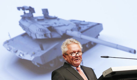 Rheinmetall-Chef Armin Pappberger im Mai 2016 in Berlin