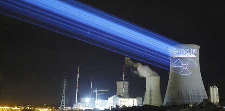 Proteste gegen den Weiterbetrieb von Tihange und Doel sind zahlr...