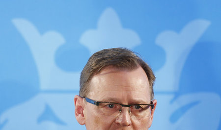 Die Realpolitik von Bodo Ramelow (hier bei seiner Antrittspresse...