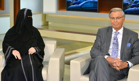 Wolfgang Bosbach (hier in Anne Wills Talkshow mit der Konvertiti...