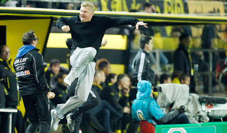 Es waren aufregende Zeiten, als noch Stefan Effenberg den SC Pad... Es waren aufregende Zeiten, als noch Stefan Effenberg den SC Pad...