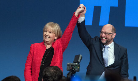 Die Sozialdemokraten, die in einer Koalition mit den Grünen die ... Die Sozialdemokraten, die in einer Koalition mit den Grünen die ...