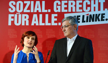 Für alle – gegen niemanden? Die Parteivorsitzenden Katja Kipping...