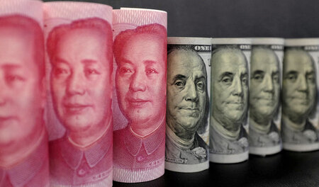 Der Dollar haftet an China wie ein Schatten, schnell abschütteln...