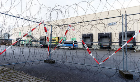 Die ehemalige Flüchtlingsunterkunft in der Hamburger Schlachthof...