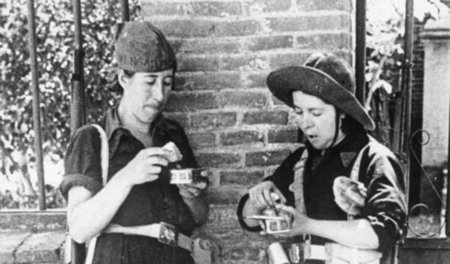 Spanischer Krieg 1936 bis 1939: Republikanische Milizionärinnen ...
