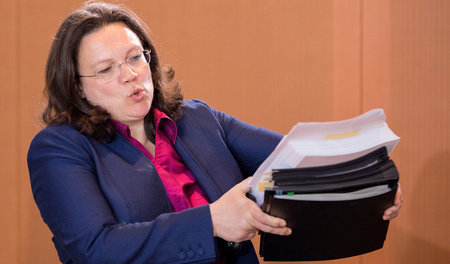 Bundesarbeitsministerin Andrea Nahles (SPD)