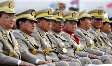 Das Militär Myanmars sieht seine Regierungsprinzipien durch die ...