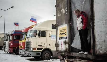 Widerstand gegen die Maut »Platon« hat Tradition: Streikaktion v...