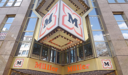 Filiale der Drogeriemarktkette Müller, hier allerdings in Ulm in...