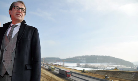 Gelegentlich neben der Spur: Bundesverkehrsminister Alexander Do...
