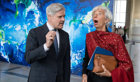 Ob sie empört sein wird? IWF-Chefin Christine Lagarde wird ab Do...