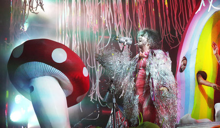 Wirkt wie auf Helium hängengeblieben: Wayne Coyne, 56