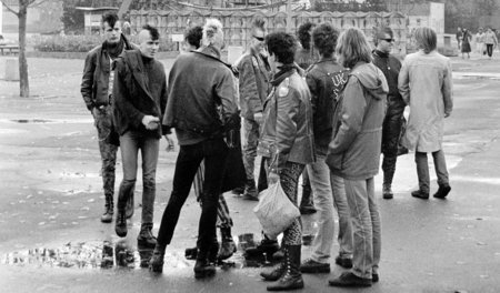 Punk-Rock-City Ostberlin, im Plänterwald 1983