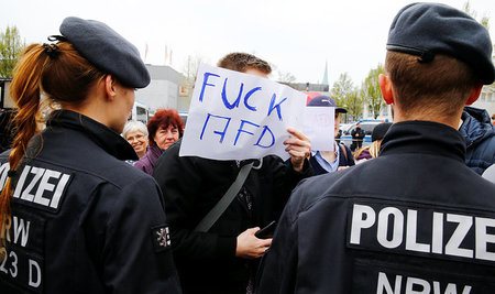 50.000 Menschen werden laut Prognosen der Polizei am Wochenende ...