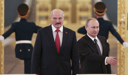 Schwankende Bündnistreue: Alexander Lukaschenko, Präsident von B...