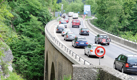 Noch nicht privatisiert: Die Autobahn München-Stuttgart