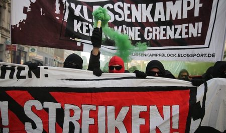 Der Klassiker unter den Demos der radikalen Linken: Im vergangen...