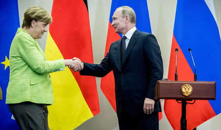 Lob für wirtschaftliche Zusammenarbeit, Differenzen zu Ukraine- ...