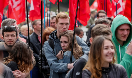 Demonstration zum 1. Mai in Kiew, 2017