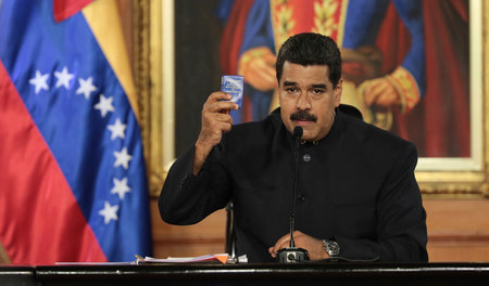 Nicolás Maduro am 1. Mai im Präsidentenpalast Miraflores