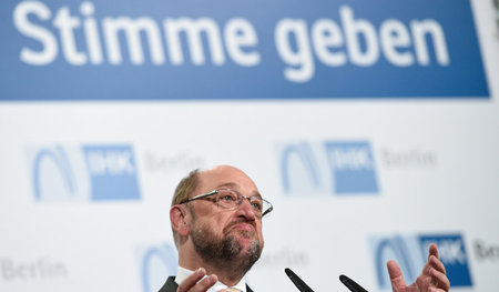 Von wem er nach seiner Rede erwartet, eine Stimme zu bekommen, v...