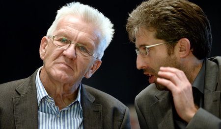 Brüder im Geiste: Der baden-württembergische Ministerpräsident W...