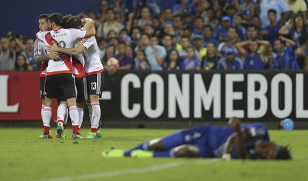 Grund zum Jubeln: River Plate ist auch in der Liga wieder im Auf...