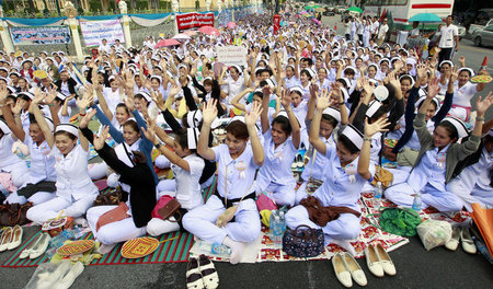 Bangkok 2012: Bereits damals kam es in Thailand zu zahlreichen P...