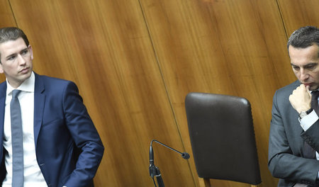 Zerbrochene Regierung: Österreichs Außenminister Sebastian Kurz ...