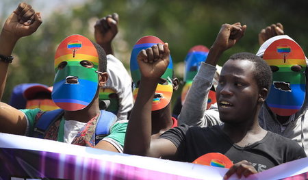 Bunter Protest: 2014 protestierten LGBT-Unterstützer in Kenia ge...