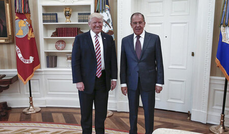 Und das Tonband lief mit: US-Präsident Donald Trump und der russ...