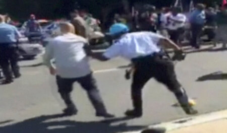 Von US-Polizisten gestoppt: Ein Bodyguard von Erdogan kann nur s...