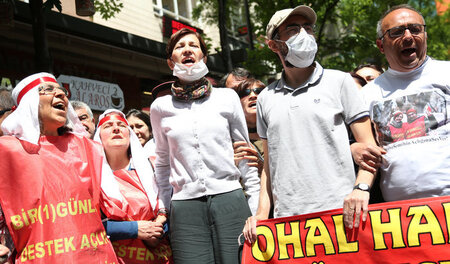 Nuriye Gulmen und Semih Ozakca haben seit 9. März jede Nahrungsa...