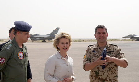 19. Mai 2017, Air Base Al-Asrak (Jordanien): Verteidigungsminist...