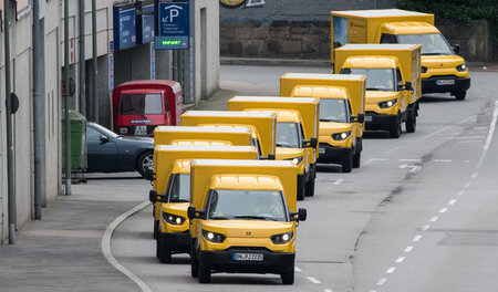 Elektrisch: Streetsooter der Deutschen Post