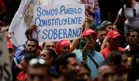 »Wir sind das Volk« auf venezolanische Art: Kundgebung für die V...