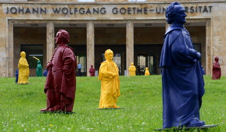 Goethe vielfarbig, Zukunft vieler Studierenden trostlos: Die Bas...