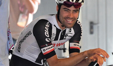 Die besten Karten: Tom Dumoulin vor dem Zeitfahren am Sonntag