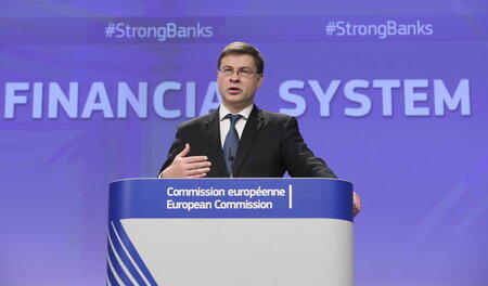 Vize EU-Kommissionspräsident Valdis Dombrovskis