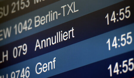 Ausstände in der Luftfahrtbranche sorgen oft für Flugausfälle. D...