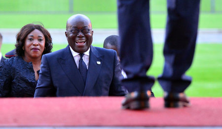 Ghanas Präsident Nana Addo Dankwa Akufo-Addo wird am Dienstag in...