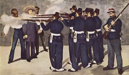 Ein tragisches Ende. Édouard Manet: Erschießung Kaiser Maximilia... Ein tragisches Ende. Édouard Manet: Erschießung Kaiser Maximilia...